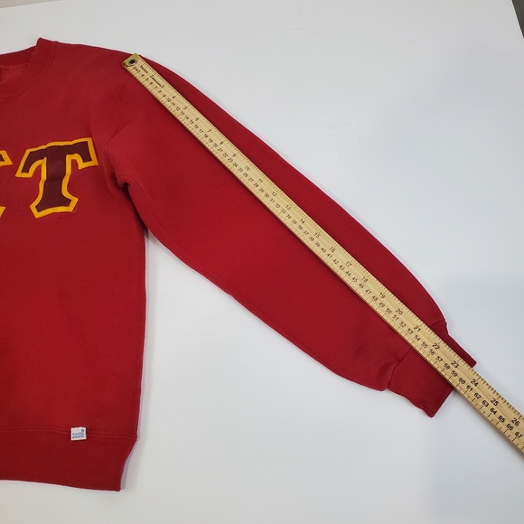 Vintage 80s Russell Phi Kappa Tau Greek Fraternity Crewneck Sweatshirt S College - Picture 13 of 13